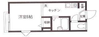 フォレスト6番館の間取り画像