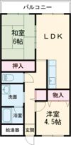 クレスト本町の間取り画像