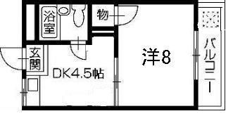 サンステージ八万の間取り画像