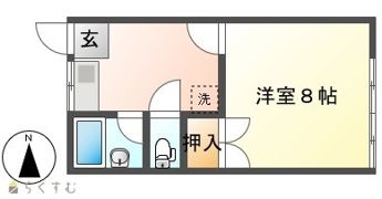 コーポ・かえでの間取り画像