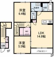 アーバンヒルトンの間取り画像