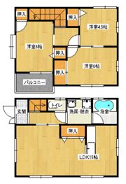 ネオウェーブ大門の間取り画像