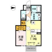 郡山レジデンス Aの間取り画像