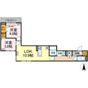 セレスティア南篠崎町の間取り画像