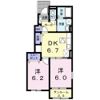 アレーズ Dの間取り画像