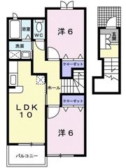 ベルベアーノBの間取り画像