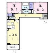 ルピナスHoshidaの間取り画像