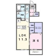 シティハイムDの間取り画像