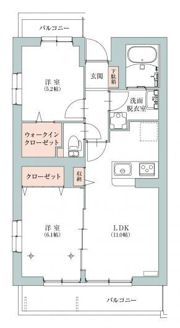 ベル ソラーナの間取り画像