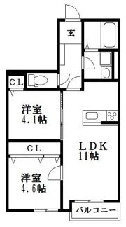 ヴェルジュ博多レジデンシャルスイートの間取り画像
