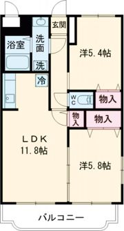 サニーコート中原の間取り画像