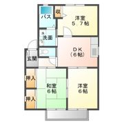 パーシモンズガーデンB棟の間取り画像
