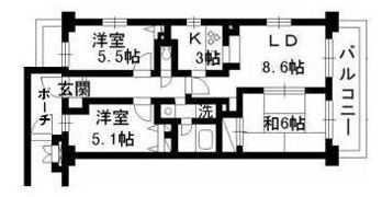 グリーンコーポ川崎NCSの間取り画像