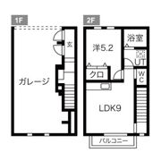 Garage 清水の間取り画像