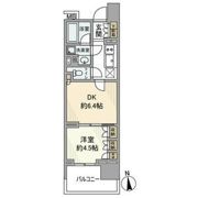 オープンレジデンシア名古屋駅 THE COURTの間取り画像