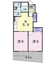 ア・ムールウィングの間取り画像