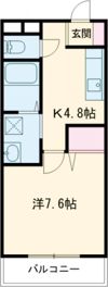 ファミール岩間の間取り画像