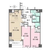 ザ・パークハウス高輪プレイスの間取り画像