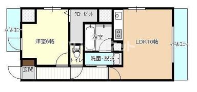 アミューズ千歳の間取り画像