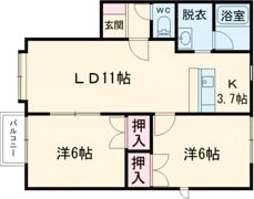 スリーフォレストの間取り画像