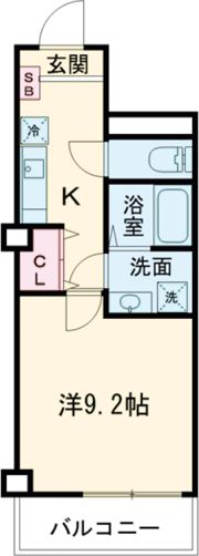 ONEメゾン東花園の間取り画像