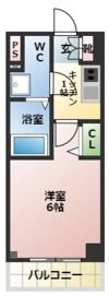 スカイコート川崎西口の間取り画像