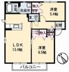 シャーメゾン末広の間取り画像