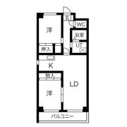 COM’S二ツ坂の間取り画像