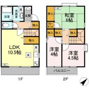 タークヒルズ ABの間取り画像