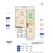 エミネント香椎の間取り画像