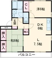 ルミウス北鳥生2の間取り画像