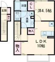 クラージュの間取り画像