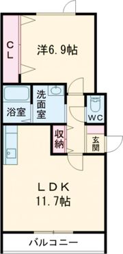 Cassiopeia Ⅰ（カシオペア ワン）の間取り画像