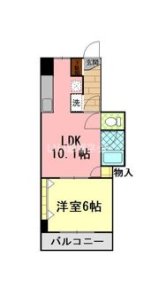 バームハイツ福生弐番館の間取り画像