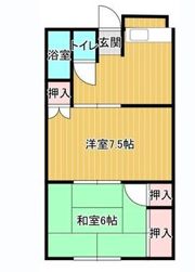 甲根ハイツの間取り画像