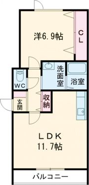 Cassiopeia Ⅱ（カシオペア ツー）の間取り画像