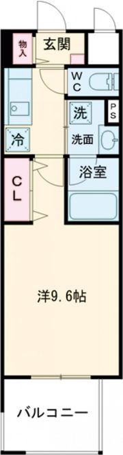 ヘスティア神戸の間取り画像
