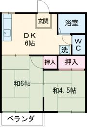 サンピアゴトーBの間取り画像
