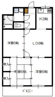 スカイマンションの間取り画像