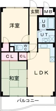 グランディール大金の間取り画像