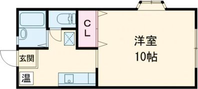 コーポしんやしきⅥの間取り画像