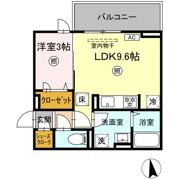D-ROOM柳川駅前の間取り画像