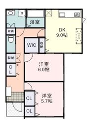 エストレーモ銀河Ⅳの間取り画像
