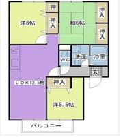 シャルムⅡの間取り画像