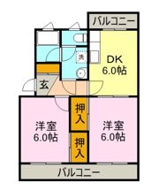 コーポラス日向の間取り画像
