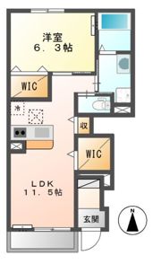 シャルマンコートAの間取り画像