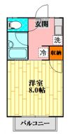 カルチェラタンA棟の間取り画像