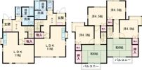 梅が丘北5番町賃貸の間取り画像