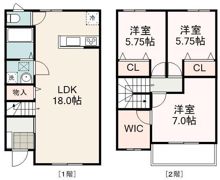 紫風荘 A棟の間取り画像