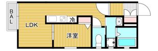 Led矢賀駅前の間取り画像